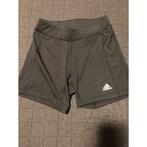 Adidas Climalite Womens Black Compression Athletic Shorts Size Small 5 In Inseam